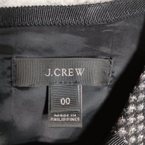 J.CREW Checkered Wool Flutter Dress Size 12 ASO Veronica Lodge Riverdale Episode - Picture 9 of 12